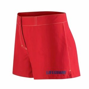 Speedo Lifeguard Boardshorts Block the Burn Collection Red Size 10